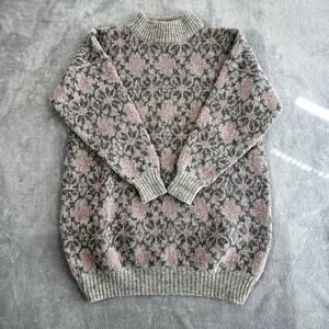 Vintage Hilda LTD Pure Wool Sweater Women's M Knit Coastal Grandmother